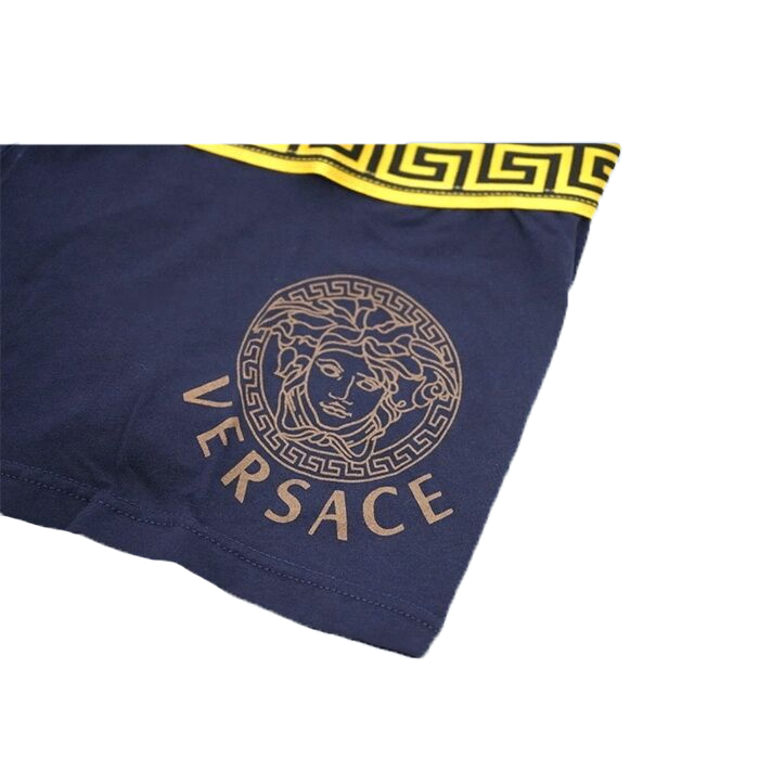 Boxer Versace Hombre Dolado Profundo Azul